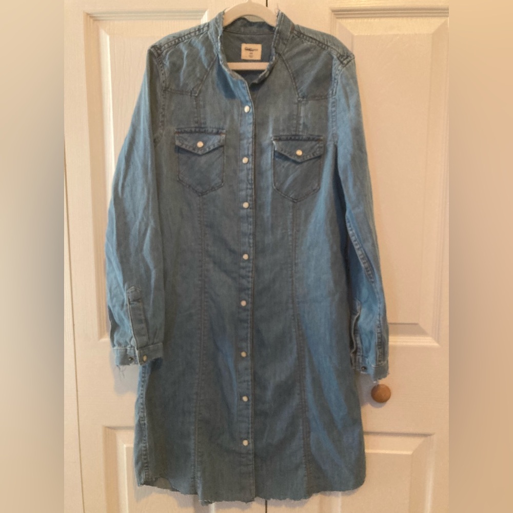 Women’s Gap Distressed Denim Dress Size XXS but fits like a Small